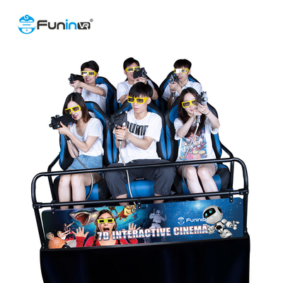 Amusement Park 5D Motion Cinema For Racing Car Movies 500kg Capacity