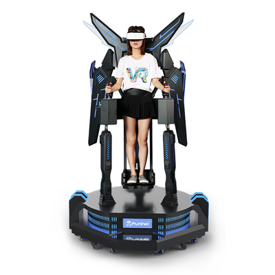 0.5KW 9D VR Cinema Park Standing Virtual Reality Flight Shooting Arcade Games Motion Simulator