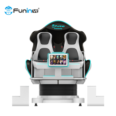 Multiplayer 9D Virtual Reality Cinema 2 Player 9D Vr Egg Chair