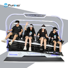 Fiberglass 9D Egg Cinema Chairs Vr Rotating Simulator For Trampoline Park