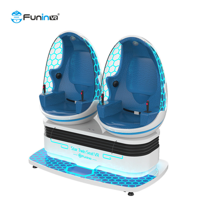 1.2KW 9D VR Egg Cinema Motion Chair 360 Degree For Amusement Park