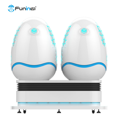 1.2KW 9D VR Egg Cinema Motion Chair 360 Degree For Amusement Park