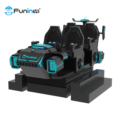 Arcade 9D Virtual Reality Simulator Amusement Park 6 Seats Motion Platform Vr Roller Coaster