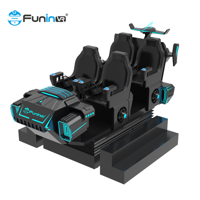 Arcade 9D Virtual Reality Simulator Amusement Park 6 Seats Motion Platform Vr Roller Coaster