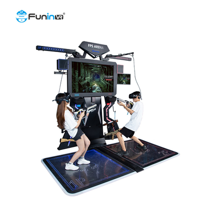 0.8kw 9D VR Game Machine Shooting Simulator Multiplayer FPS Theme Park Equipment