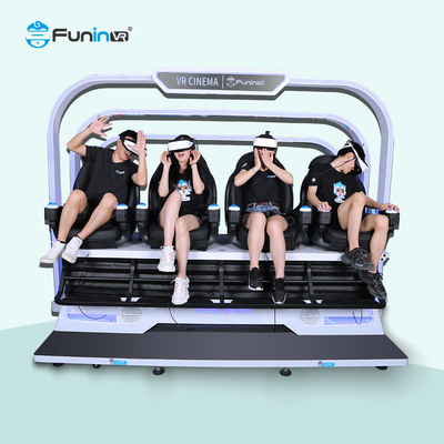 400KG Load  9D VR Cinema Simulator With Interactive Gameplay High Durability Dynamic Seats