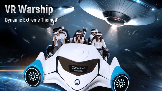 Immersive Arcade VR Theme Park With Surround Sound 360 Degree Motion High Safety