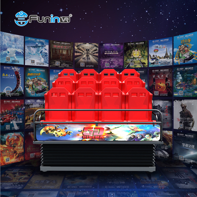 Customized 9-48 Seats 5D Movie Theater With Lightning Special Effects