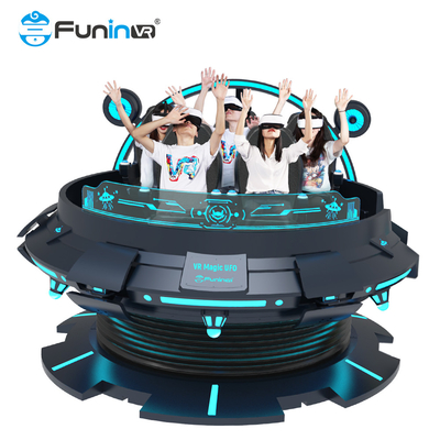 6 Players 9D Virtual Reality Simulator Enhanced Visuals And Realistic Movement