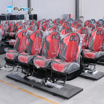 30-90 Minutes 7D Movie Theater Hydraulic Platform Interactive Motion Race Simulator