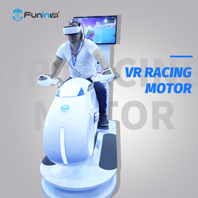 Multi Platform Theme Park VR Racing Moto Rated Load 100KG / Seat Metal