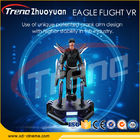 AC 220V 360 Degree Viewing Stand Up Flight VR Simulator In Amusement Park