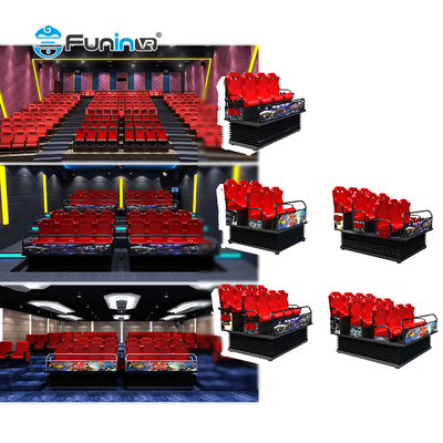 Customizable Color Shape 7D Movie Theater With 9 Motion Seats