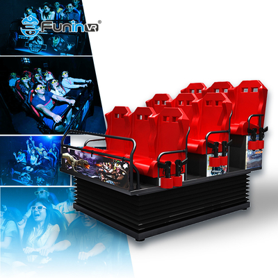 Customizable Color Shape 7D Movie Theater With 9 Motion Seats