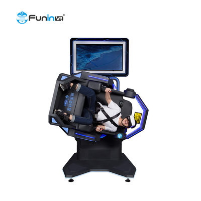 360 Degree Rotation 9D VR Simulator with 5.1 Surround Sound Dynamic Extreme Theme for Multiplayers