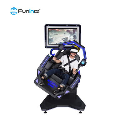 Multiplayer 9D VR Simulator with Dynamic Extreme Theme 360 Degree Rotation Joystick Control