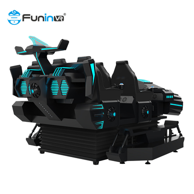 6 Seats 9D VR Roller Coaster Simulator With Realistic Temperature And Wind Effects