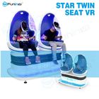 Fun 9D Virtual Reality Cinema With Rotating Two Capsule Chairs / Roller Coaster Thrill Rides