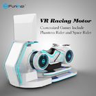220V 0.7KW Multiplayers Motorcycle Driving VR Game Machine For VR Theme Park