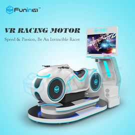 220V 0.7KW Multiplayers Motorcycle Driving VR Game Machine For VR Theme Park