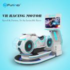 E3 Helmet 9D VR Simulator Electric Motorcycle VR Machine White With LED Lights