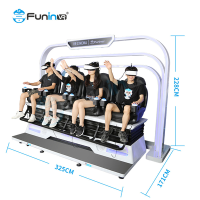 Entertainment 9D Virtual Reality Simulator Surround Sound Low Maintenance 220V