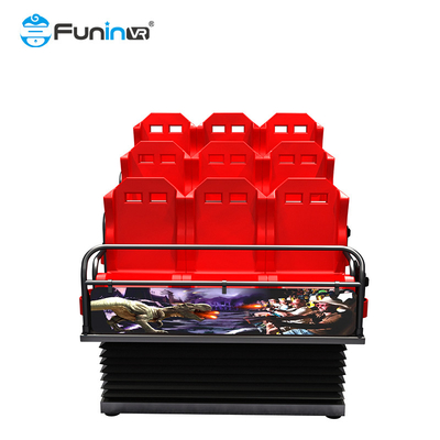 Square Customized 5D Movie Cinema Theatre With 9-48 Seats And Electrical Power System