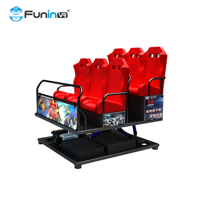 Square Customized 5D Movie Cinema Theatre With 9-48 Seats And Electrical Power System