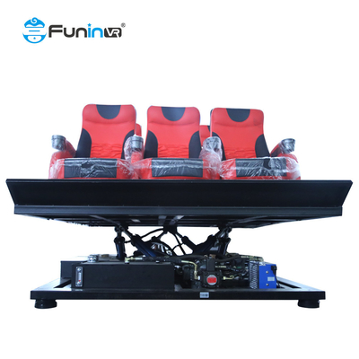 Shopping Mall 5D Movie Theater Customized Square Design For 9-48 Seats 3 Monthly Updates 1 Movie