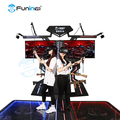 Experience the Thrill of 9D Walker Shooting Simulator with Surround Sound Audio and VR Headset Display