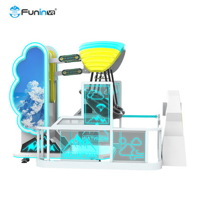 Funin Vr Motion Control 6 seats 9D VR Skydive Dual Player Motion Simulator with Wind & Water Effects