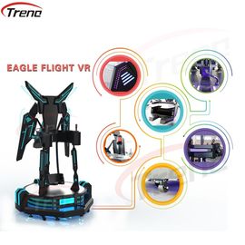 2.0kw Power Rating Amusement Park Equipment Standing Eagle Flying Game Machine Virtual Reality 9d Vr