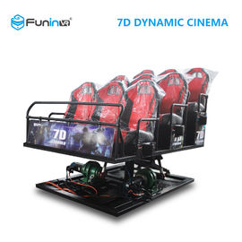 5D 7D Cinema 9D VR Simulator Funin 6-12 Seats 3DM Glasses Aluminum Alloy Metal Screen