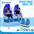 9D VR 360 Degrees Egg VR Chair Cinema Simulator / Interactive Game Virtual Reality Equipment