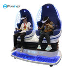 220V  3600 degree motion small footprint 9d VR Simulator Cinema Two Egg Seats