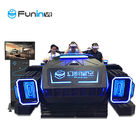6 Seats 9D Virtual Reality Cinema VR Interactive Game Motion Car With SGS Test