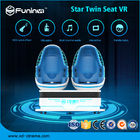 360 Degree Motion 9D Virtual Reality Simulator 220V Small Footprint Two Egg Seats
