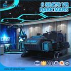 Vr Games 6 Seats 9D Virtual Reality Simulator ISO9000 220V Multiplayer Black Appearance