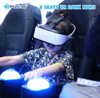Attractive 6 Seats 9D Virtual Reality Simulator With 12 Months Warranty