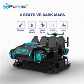 Zhuoyuan 9DVR Simulator 6Seats VR Dark mars Arcade Game Machine