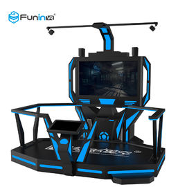 220V VR Space Walking Platform Game Machine 1 Player Blue With Black