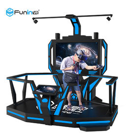 220V VR Space Walking Platform Game Machine 1 Player Blue With Black