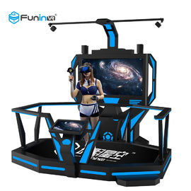 220V VR Space Walking Platform Game Machine 1 Player Blue With Black