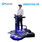 Indoor Amusement 9D Virtual Reality Simulator Coin Operated Black Color
