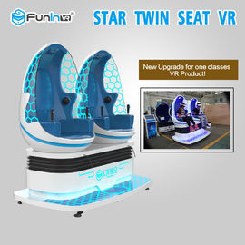 220V 3600 Degree Motion Small Footprint 9D VR Simulator Cinema Two Egg Seats