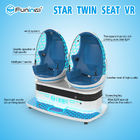 220V 3600 Degree Motion Small Footprint 9D VR Simulator Cinema Two Egg Seats