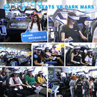 Metal Video Game Simulator , Multiplayer 6 Seats Theme Park Ride Simulator