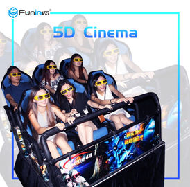 220V 8.0kw 7D Movie Theater Interactive Full Motion Cinema Seat 5D 12D Hologram Technology