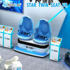 2 Seats 9D Virtual Reality Cinema With EGG Chair Leg Sweep Effect