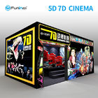 6 DOF Gun Shooting Stereo 7D Simulator Cinema With 3D VR Hanger 2.25KW
